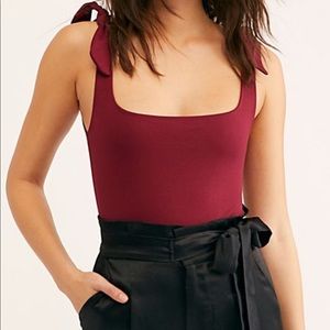 shoulder tie bodysuit